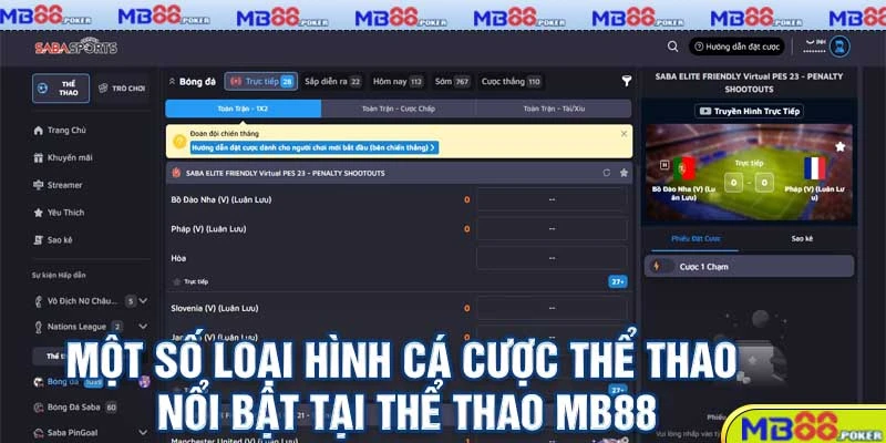 Thể Thao MB88 – Cược Bóng Đỉnh Cao, Tỷ Lệ Ăn Cực Khủng 2025! 4 Hướng dẫn chi tiết cách xem kèo bóng đá và đặt cược tại thể thao MB88