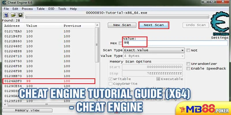 Cheat Engine - Phần Mềm Hack Game Bài Mới Nhất 2 Cheat Engine Tutorial Guide (x64) - Cheat Engine